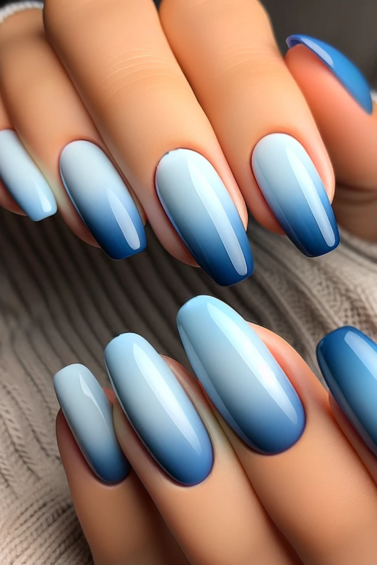 Blue Nails