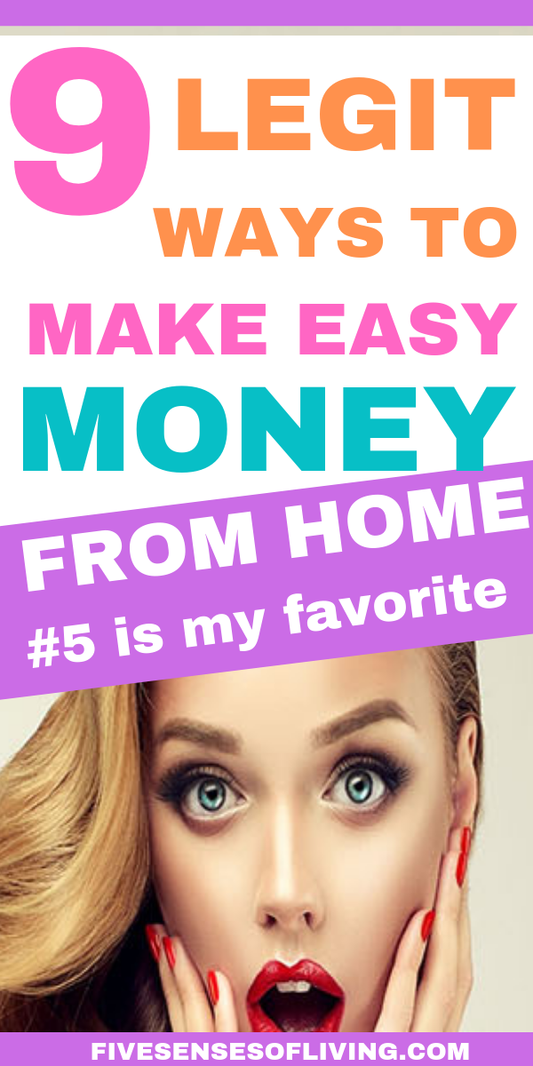 Legit ways to make money from home
