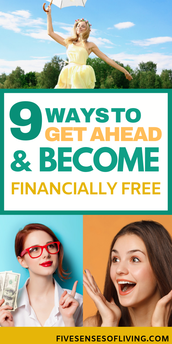 Debt free! Dont let debt stand in your way of financial freedom. Follow these 9 tips now to help you get out of debt for GOOD. These are incredible and will change your life. #debtfree #getoutofdebt #debt