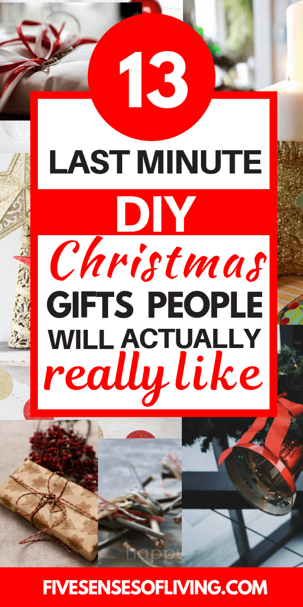 13 DIY Christmas gifts that are sure to please.  DIY Christmas gifts are the best because they are thoughtful and come from you!!  These DIY gifts are gifts your friends and family will actually enjoy #homemadegifts