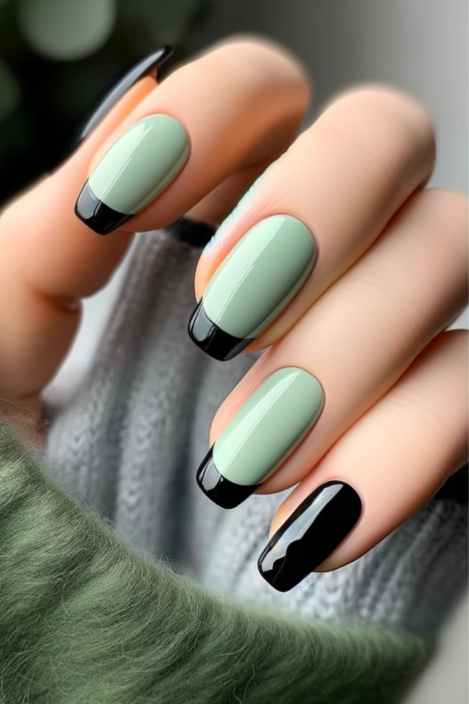 39 Stunning Black French Tip Nails You Have To Try