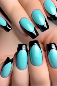 39 Stunning Black French Tip Nails You Have To Try