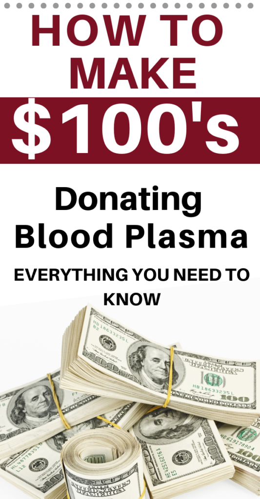 make up to $400 a month by donating your blood plasma. Learn how private blood plasma centers will pay for your time