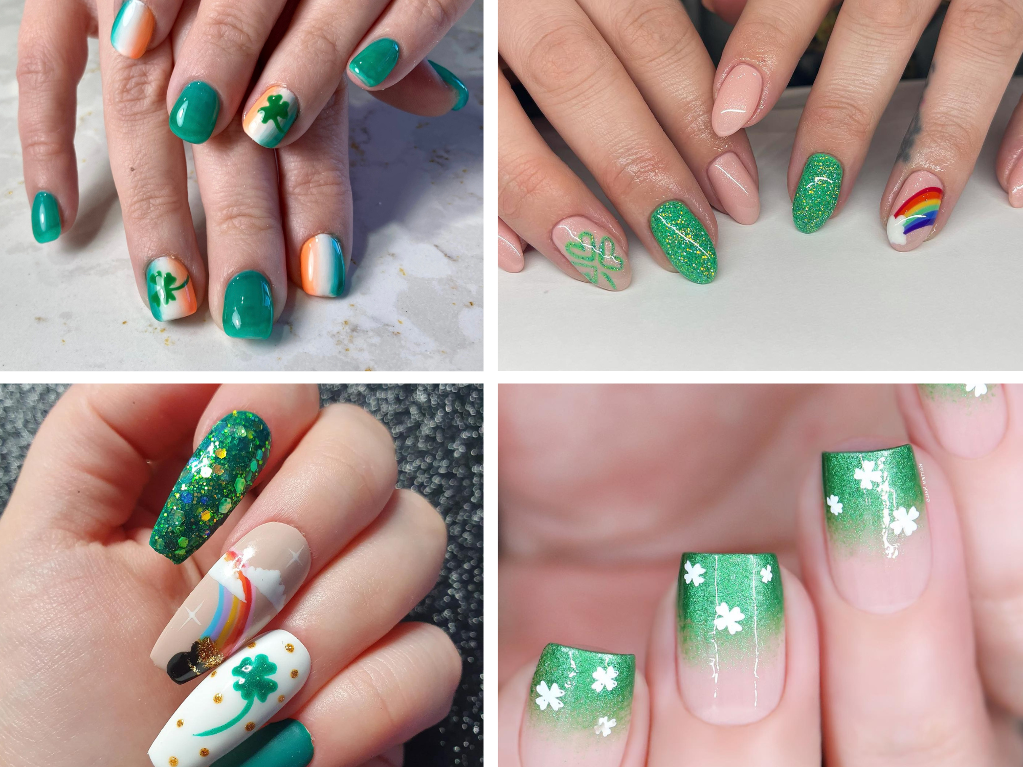 Celtic knot St Patrick's Day nail art | Irish nails, Irish nail designs,  Cross nails