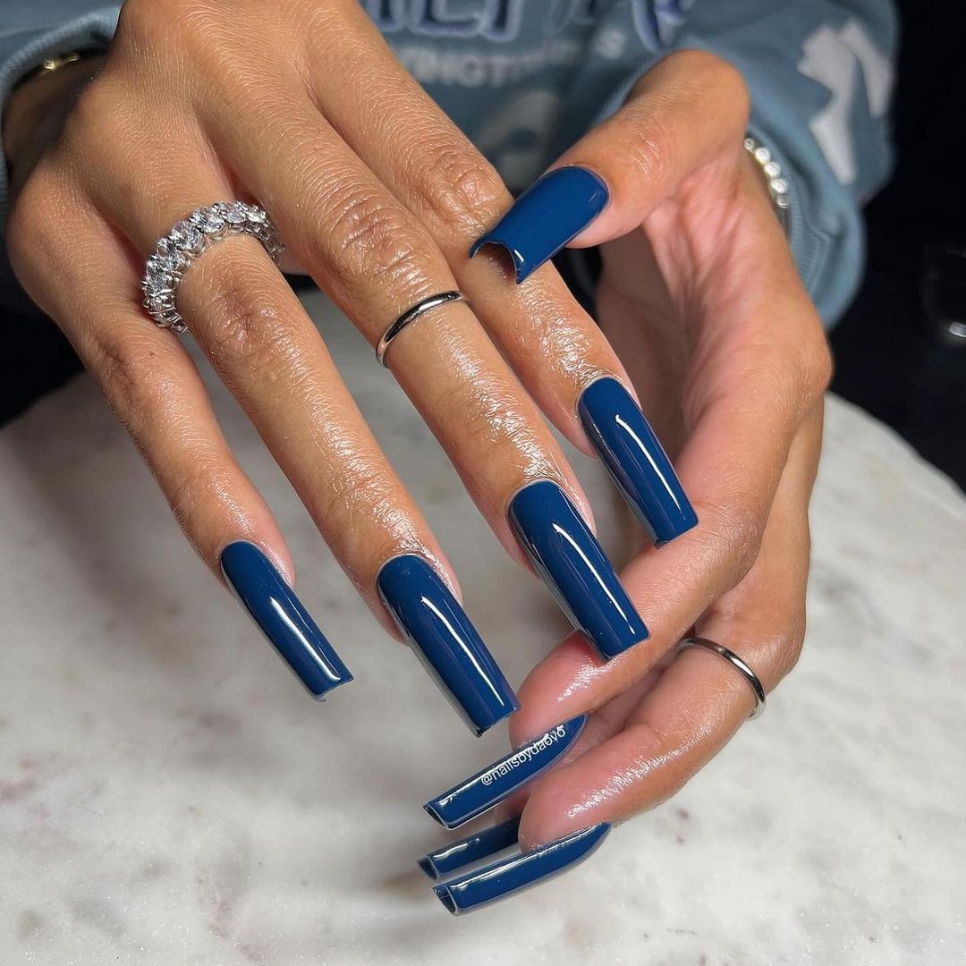 Blue Nails