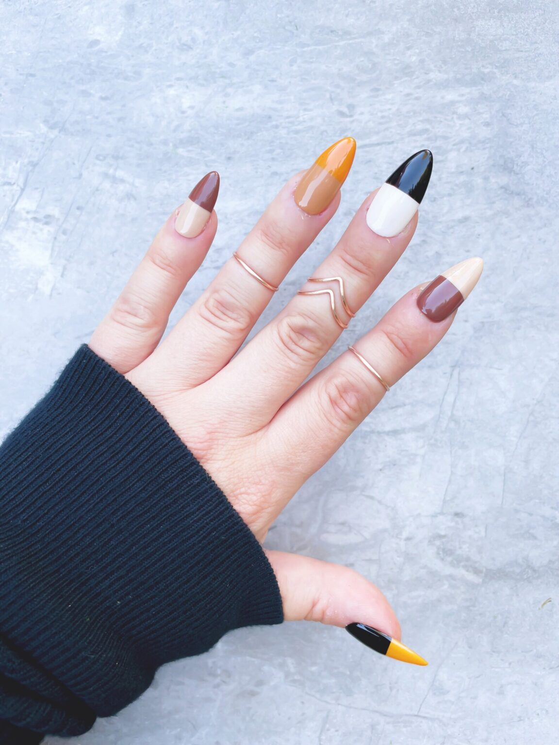 31 Classy Autumn Fall Nails Almond Shape Inspiration