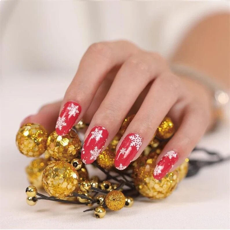 These 16 gel nail designs will make a chic statement for Christmas